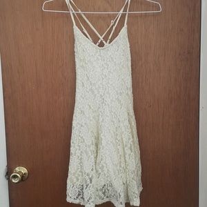 White lace dress